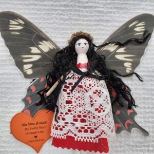 Irish Red Fairy with Papilio Hector Wings